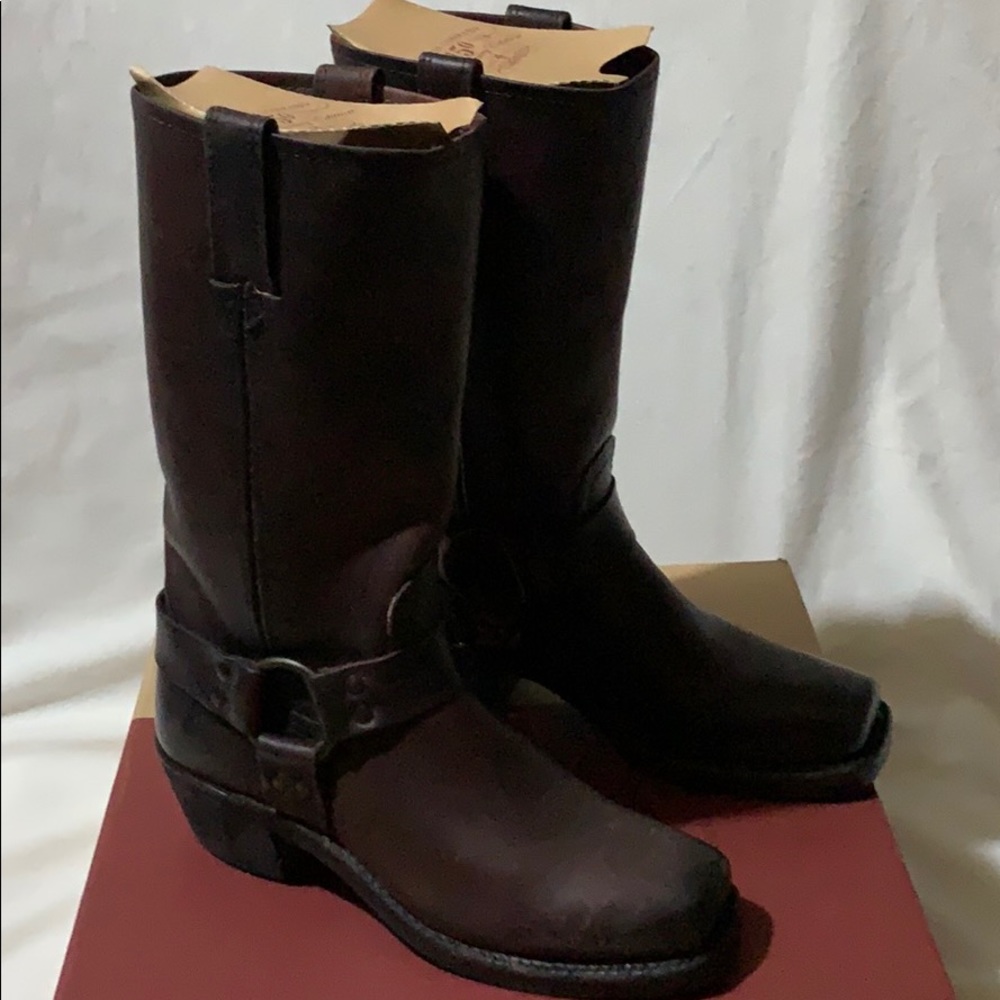 Frye Harness 12R dark brown size 7M - Picture 3 of 12